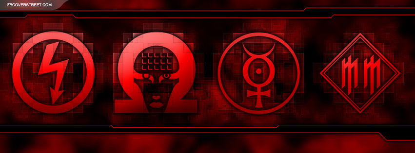 Marilyn Manson Logos Wallpaper