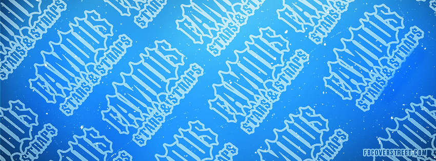 Famous Stars And Straps Logo Pattern Blue Wallpaper