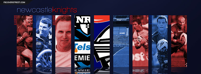 Newcastle Knights Player Collage Wallpaper
