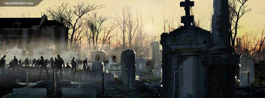 Zombie Cemetary Wallpaper