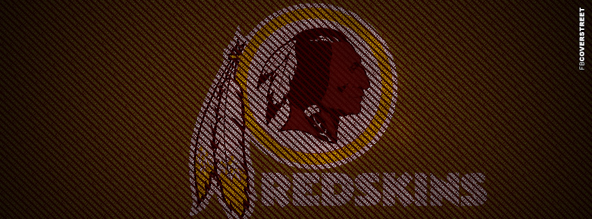 Washington Redskins Typography Logo Facebook Cover  Wallpaper
