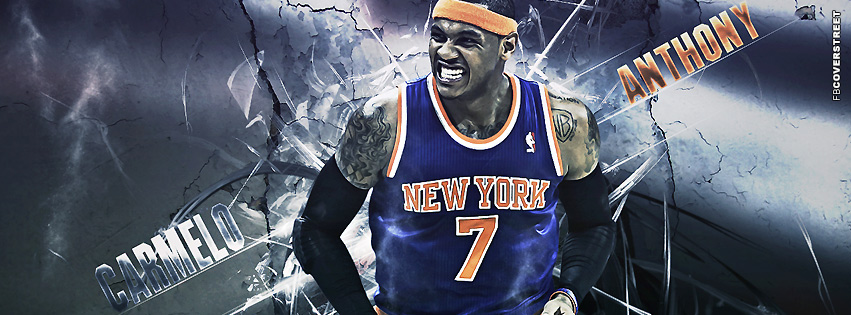 New York Knicks Carmelo Anthony FB Cover  Wallpaper