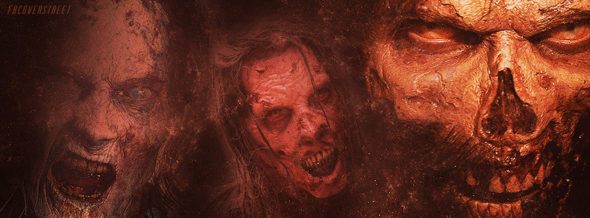 The Walking Dead Season 5 Zombies Orange Wallpaper