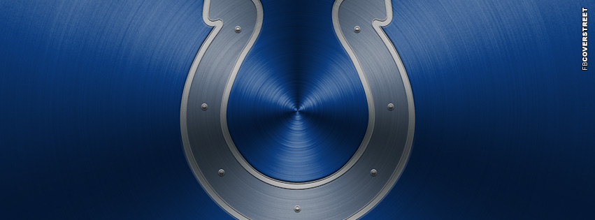 Indianapolis Colts Aluminum Logo Facebook Cover  Wallpaper
