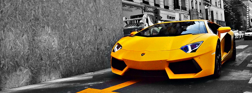 Yellow Lamborghini Aventador  Wallpaper