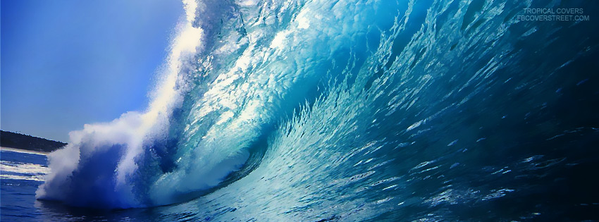 Tropical Ocean Wave Wallpaper