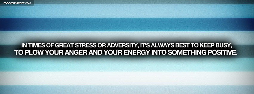 In Times of Adversity And Stress Quote Wallpaper