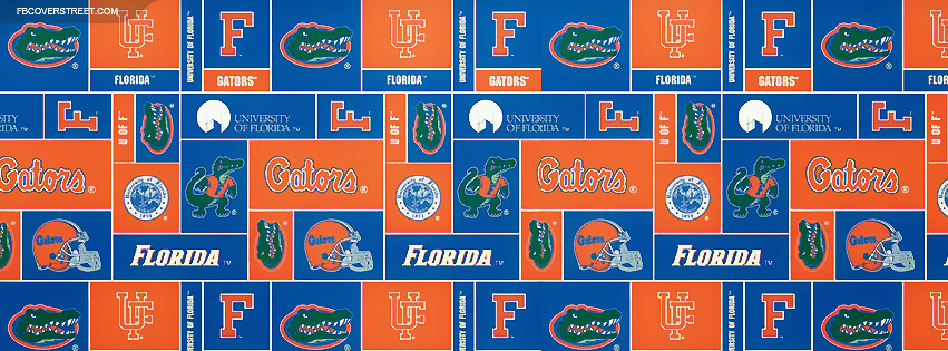 University of Florida Gators Logos Pattern Wallpaper