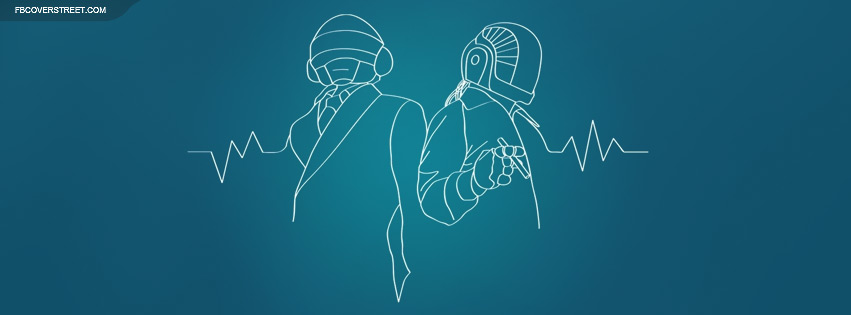 Daft Punk Lifeline Wireframe Wallpaper