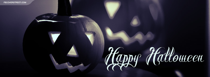 Happy Halloween 2 Pumpkins Wallpaper