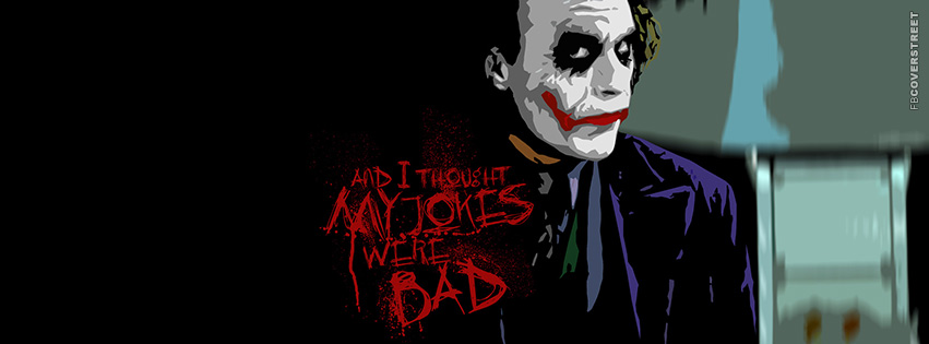 The Joker Has Bad Jokes Cover  Wallpaper