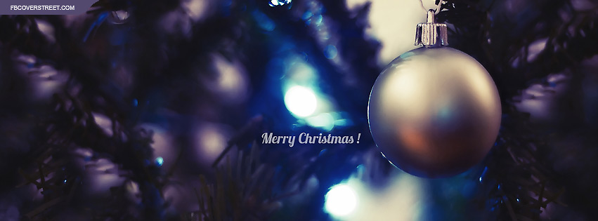 Merry Christmas Silver Ornament Wallpaper