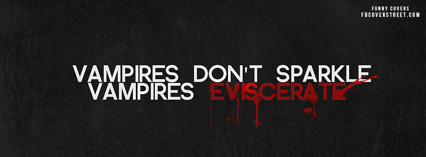 Vampires Don't Sparkle Wallpaper