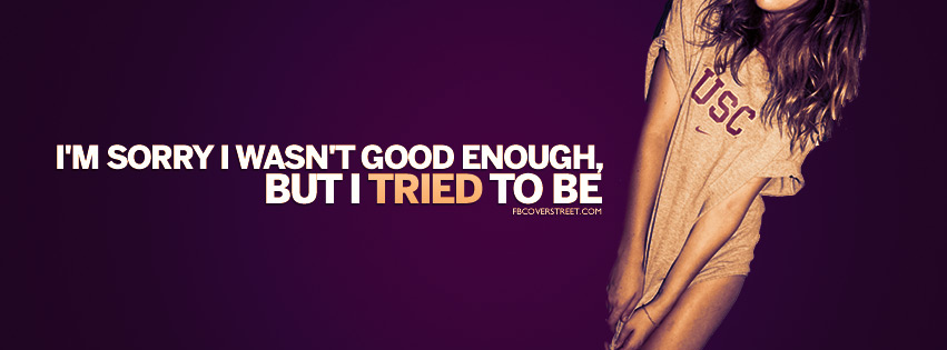 I Tried To Worth It Quote Wallpaper