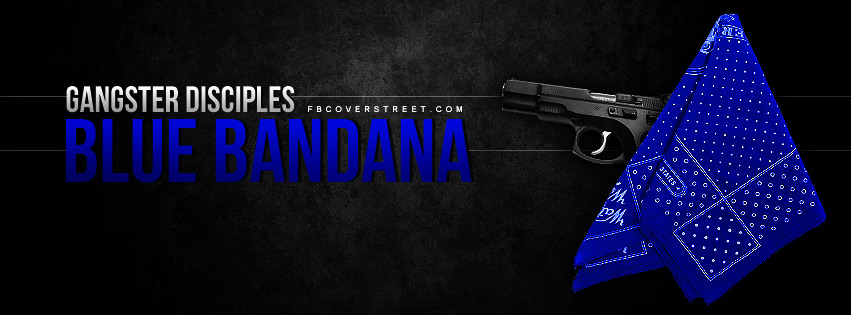 Gangster Disciples Blue Bandana Wallpaper