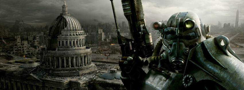 Fallout 3 Destroyed City Cover  Wallpaper