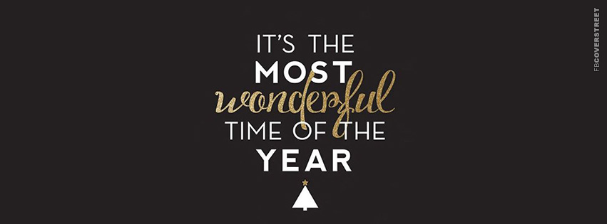 Its The Most Wonderful Time of Year Statement  Wallpaper