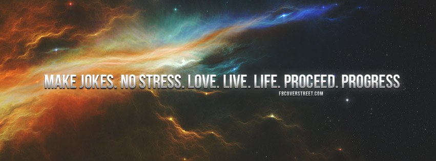 Proceed and Progress Quote Facebook Cover