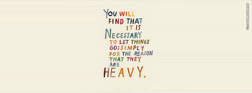 It Is Necessary To Let Things Go  Picture