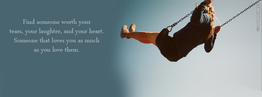 Find Someone Worth Your Tears Quote Cover  Wallpaper
