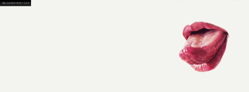 Licking Lips Cover  Facebook Cover