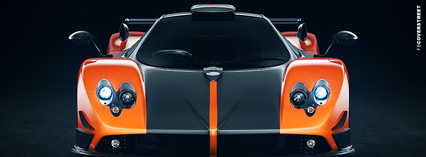 Pagani Zonda Cinque Orange  Wallpaper