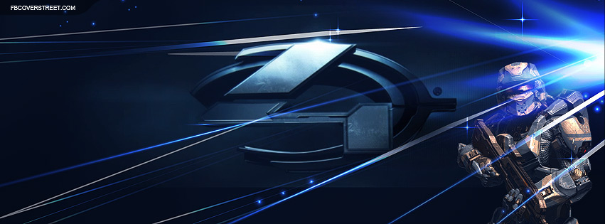 Halo 4 Light Beam Logo Wallpaper