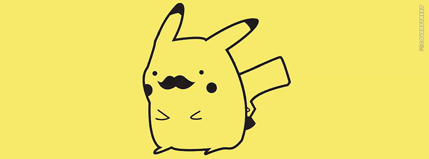 Mustache Pikachu  Wallpaper