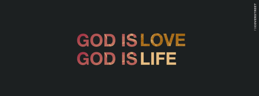God Is Love God Is Life  Wallpaper
