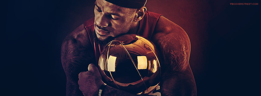 Lebron James Champion Trophy Photograph Wallpaper