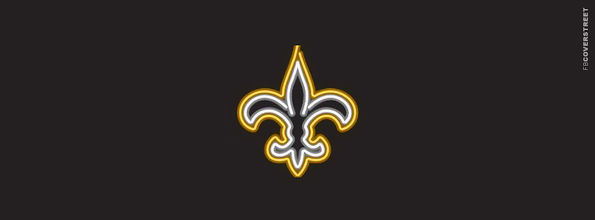 New Orleans Saints Neon Logo  Wallpaper
