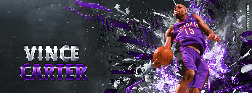 Toronto Raptors Vince Carter Facebook Cover  Wallpaper