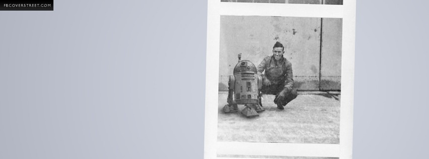Vintage R2D2 On Set Photo  Wallpaper