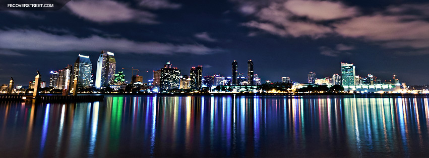 San Diego Colorful Skyline Wallpaper