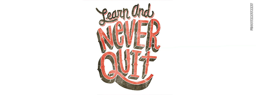 Learn and Never Quit  Wallpaper