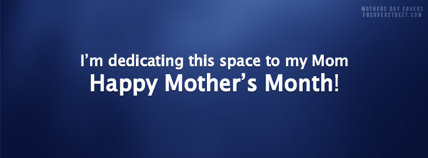 Dedicating My Cover Month Wallpaper