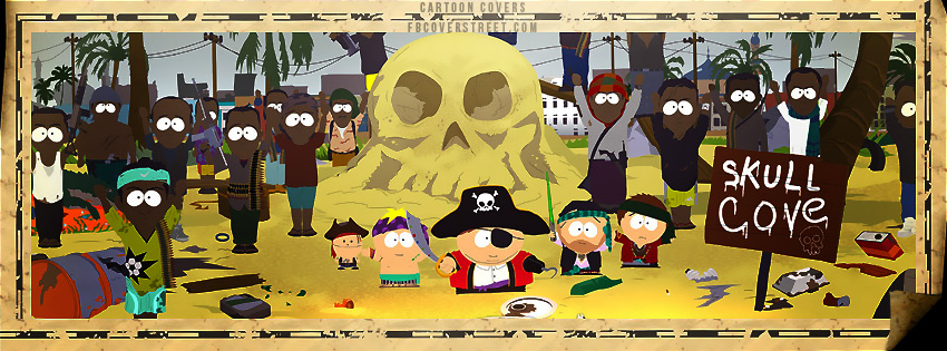 South Park Characters Skull Cove Wallpaper
