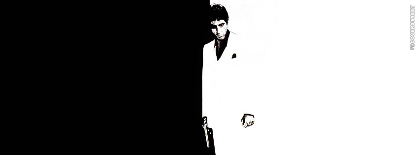 Scarface Black and White Double Cover  Wallpaper