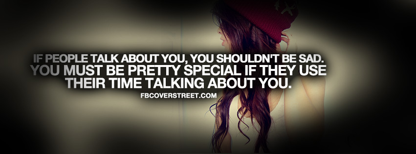 Dont Be Sad If People Talk About You Quote Wallpaper