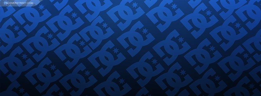 DC Shoes Logo Pattern Blue Wallpaper