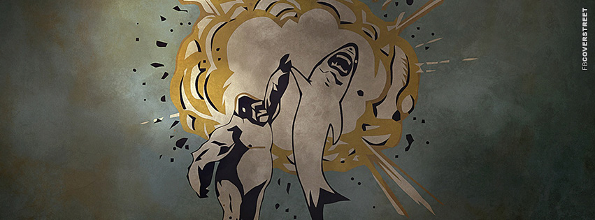 Gorilla and Shark High Five  Wallpaper