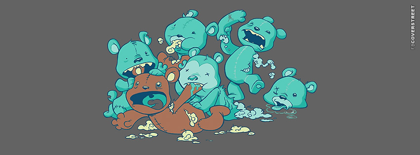 Zombie Teddy Bears  Wallpaper