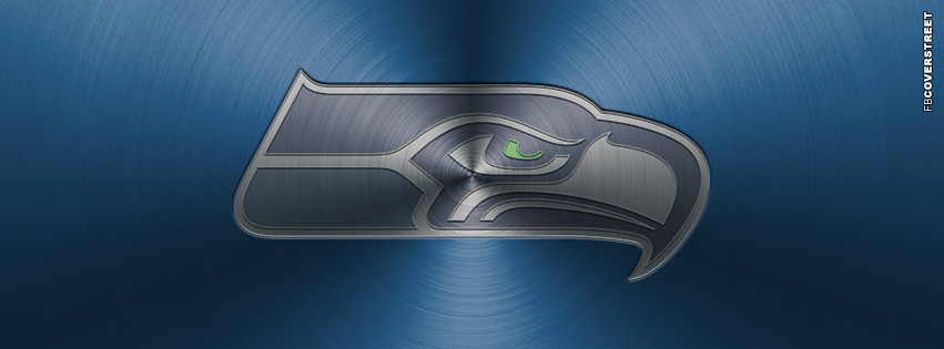 Seattle Seahawks Aluminum Logo Facebook Cover  Wallpaper