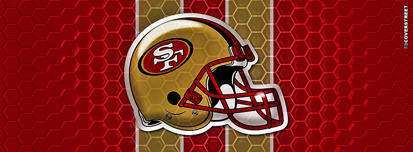 San Francisco 49ers Helmet Facebook Cover  Wallpaper