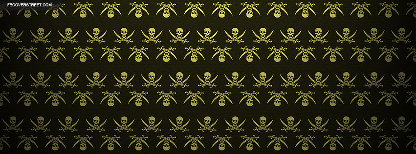 The Pirate Bay Skull Swords Pattern Wallpaper