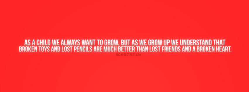 We Always Wanted To Grow Quote Wallpaper