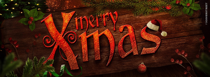 Merry Xmas Engraved  Wallpaper