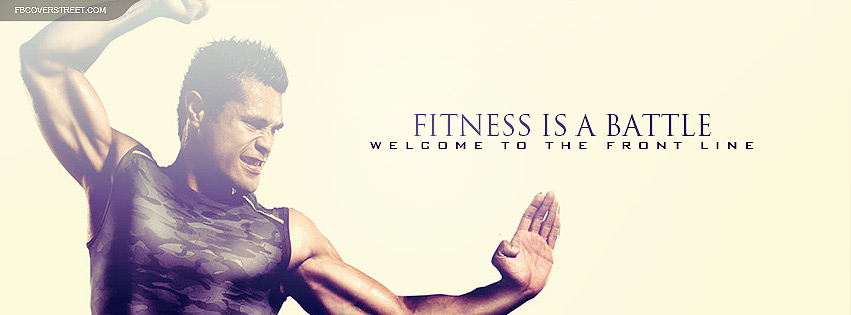 Body Combat Fitness Is A Battle Quote Wallpaper