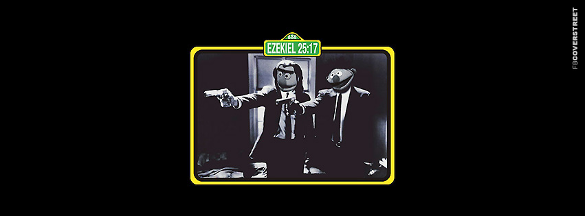 Ezekiel 25 17 Sesame Street Pulp Fiction  Wallpaper