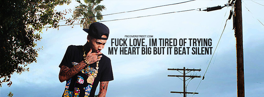 Tyga Tired of Trying Quote Wallpaper